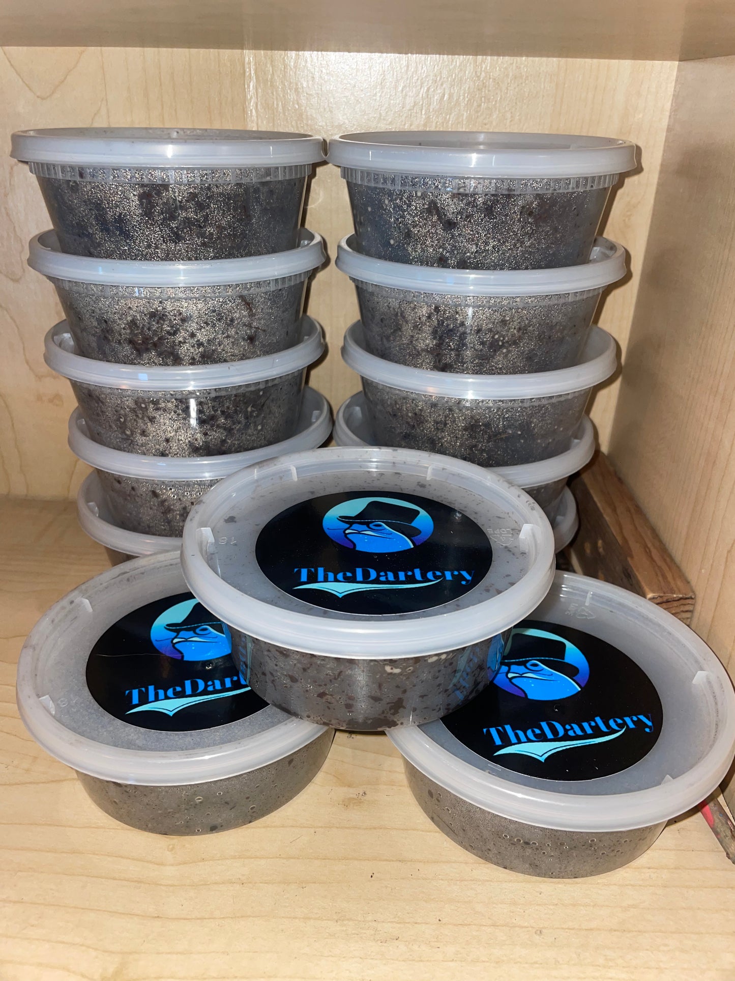 Springtail Cultures 8oz made with Coco Coir Substrate